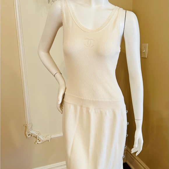 CHANEL CC LOGO DRESS SIZE 40 - Picture 15 of 16